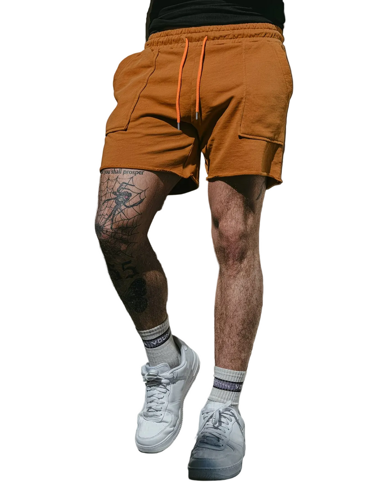 Men's Elastic Waist Drawstring Shorts
